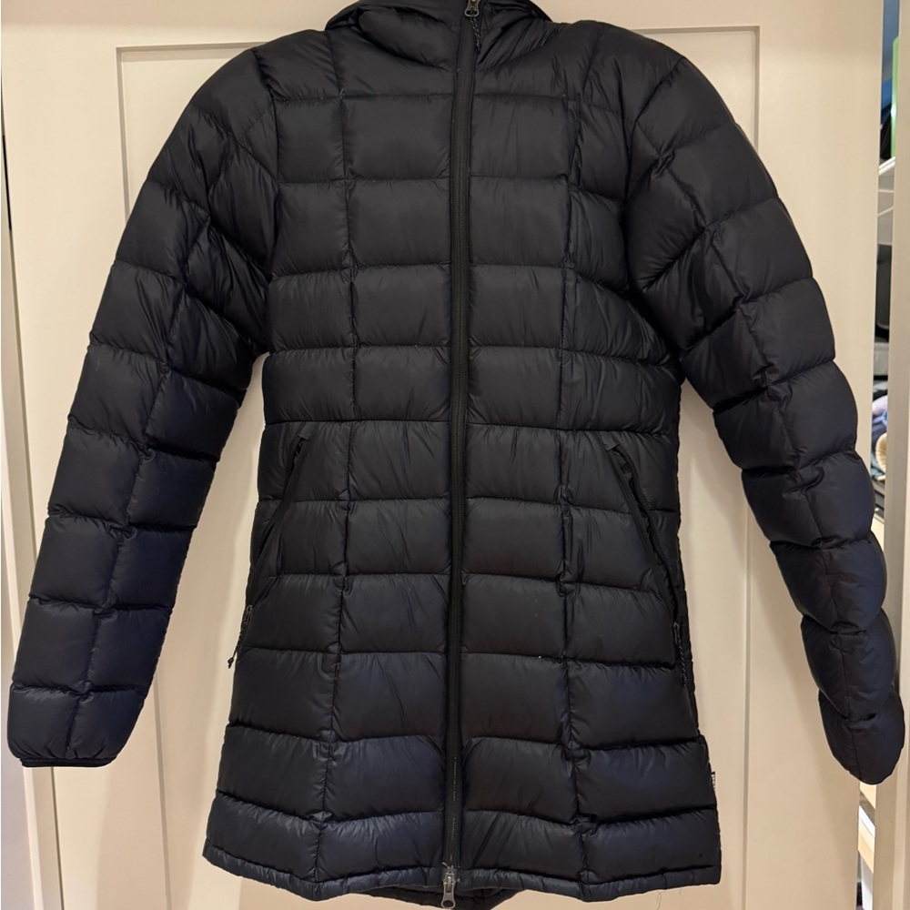 REI Black Quilted Packable Long Women's Jacket